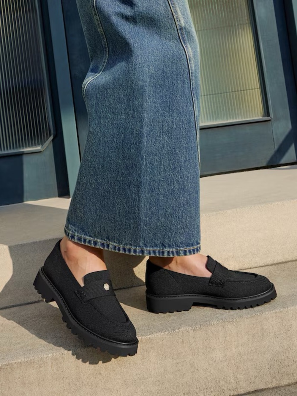 Vivaia Francesca Platform Chunky Heel Loafers - Picture 2 of 15